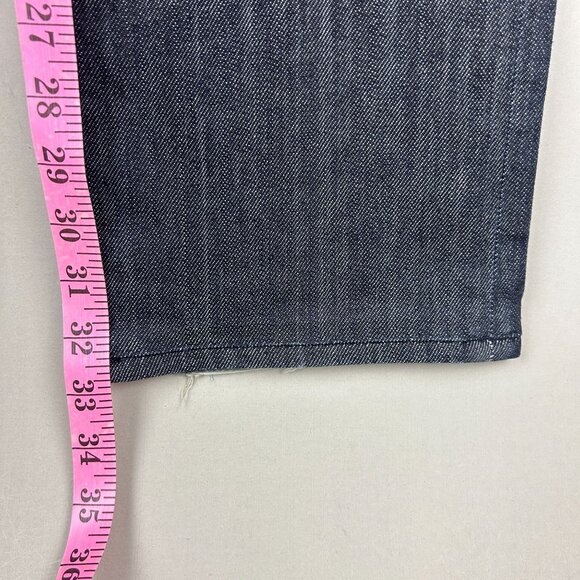 7 for All Mankind Straight Leg Jeans Womens 30 Dark Wash Five Pocket Zip 7Fam - Picture 8 of 10